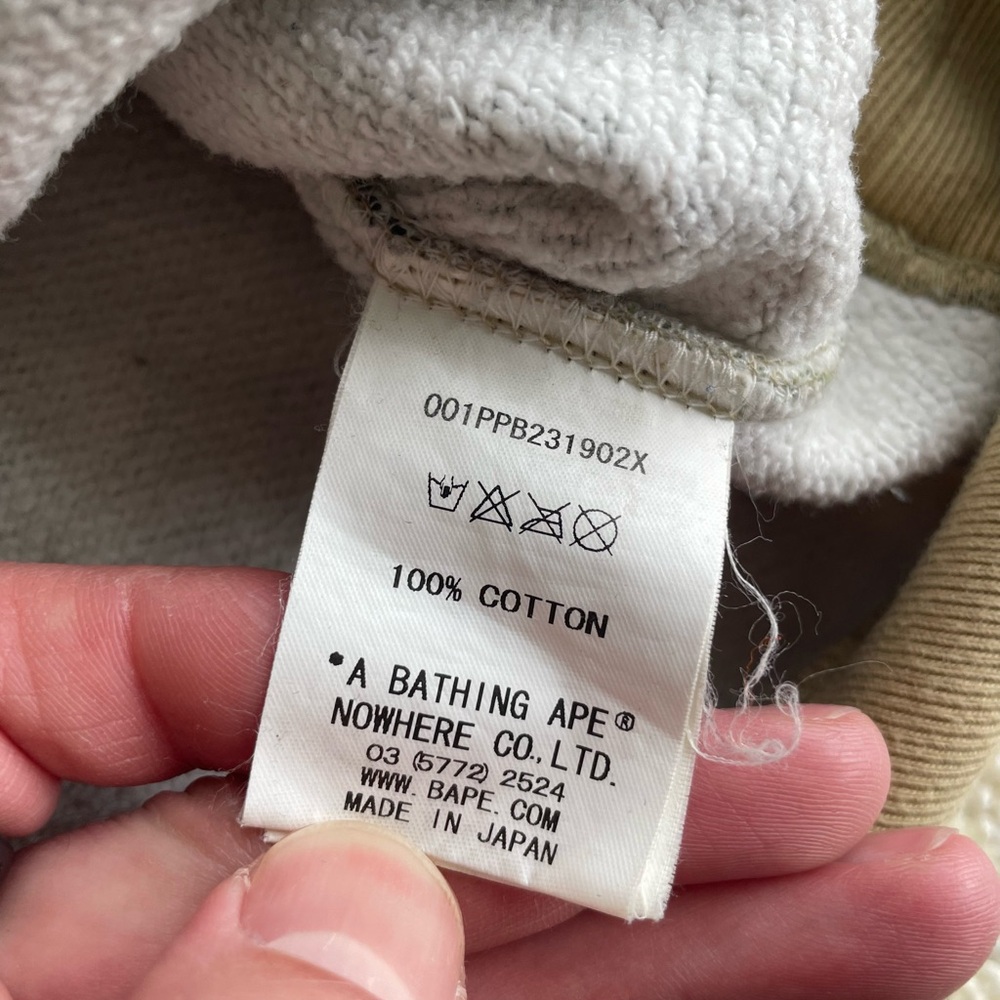 MINT Bape X Alife ABC Camo Pullover Shark Hoodie Size Medium A Bathing Ape Rare - Picture 12 of 15